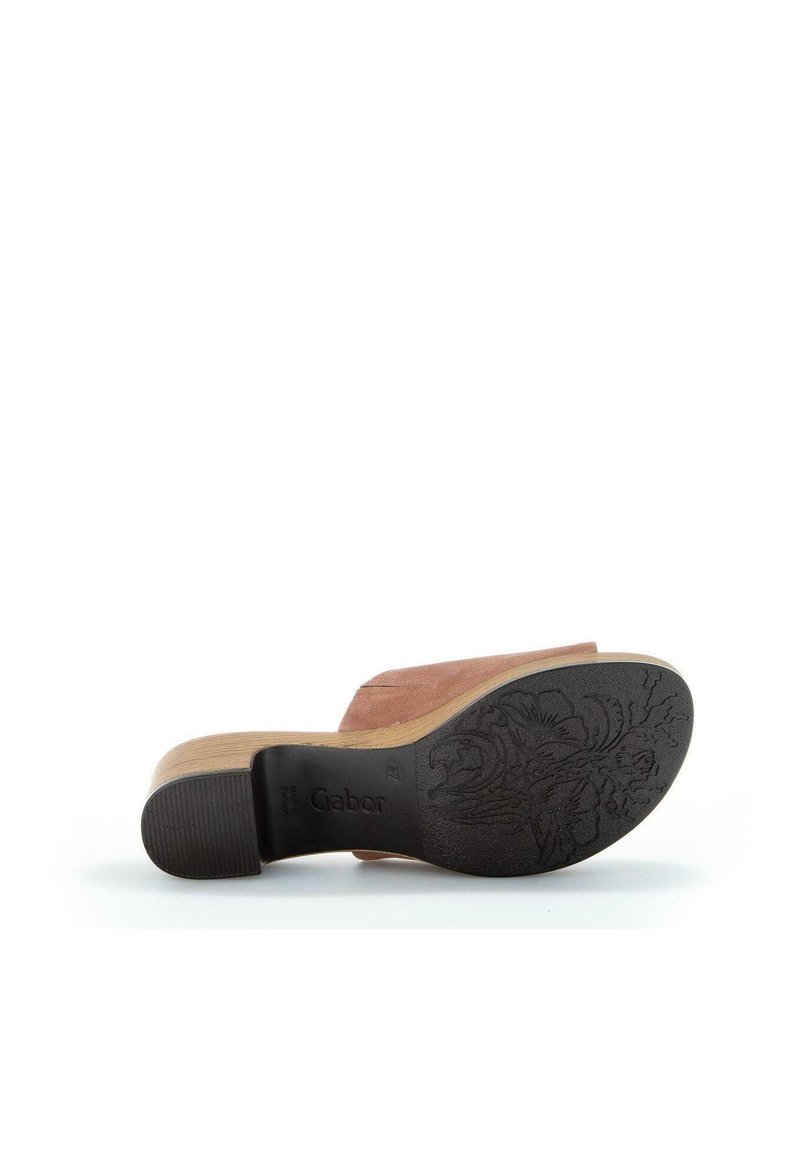 Damen Sneaker | Gabor Comfort Pantolette hoch rose/roségoldfarben - AC37379 Damen Sneaker | Gabor Comfort Pantolette hoch rose/roségoldfarben - AC37379