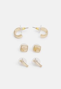 Lauren Ralph Lauren LOGO TRIO 3 PACK - Brincos - gold-coloured