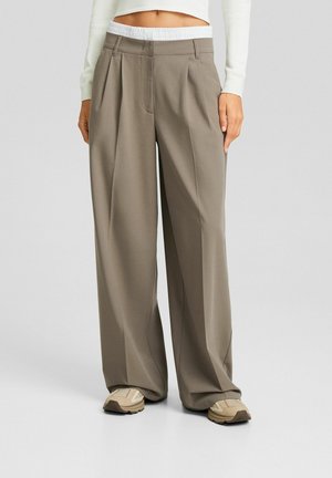 Bershka Pantaloni - sand