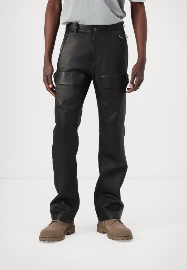 GAST UNISEX - Leather trousers