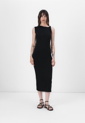 FELICITY MIDI DRESS - Jersey dress - black