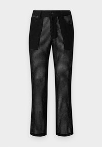 UNISEX - Auduma bikses - black