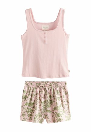 REGULAR FIT - LLOYD PRINT PYJAMA SHORTS SET - Pyjama set - pink green