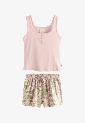 Laura Ashley, REGULAR FIT - LLOYD PRINT PYJAMA SHORTS SET - Nachtwäsche Set - pink green