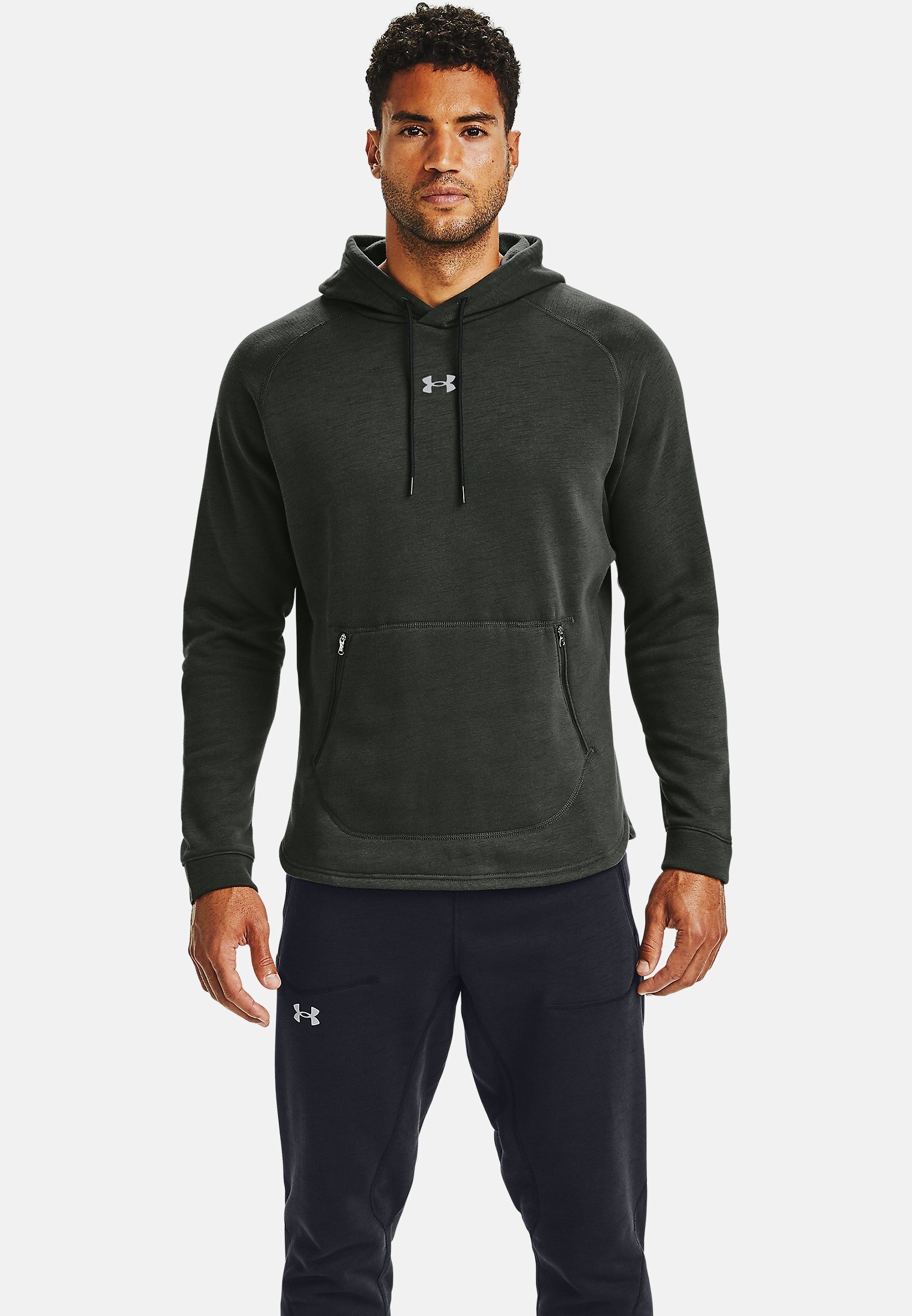 dark green under armour hoodie