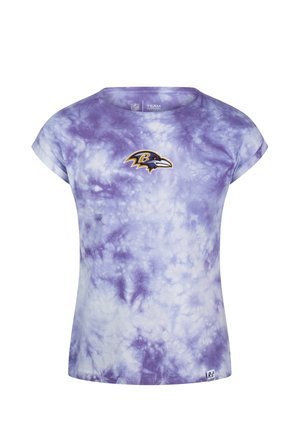 T-shirt med print - purple tie dye