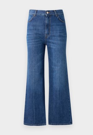 MINI CULOTTE - Jeans Bootcut - indigo