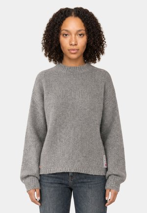 Frieda & Freddies, PULLOVER MIT STEHKRAGEN - Jumper - iron