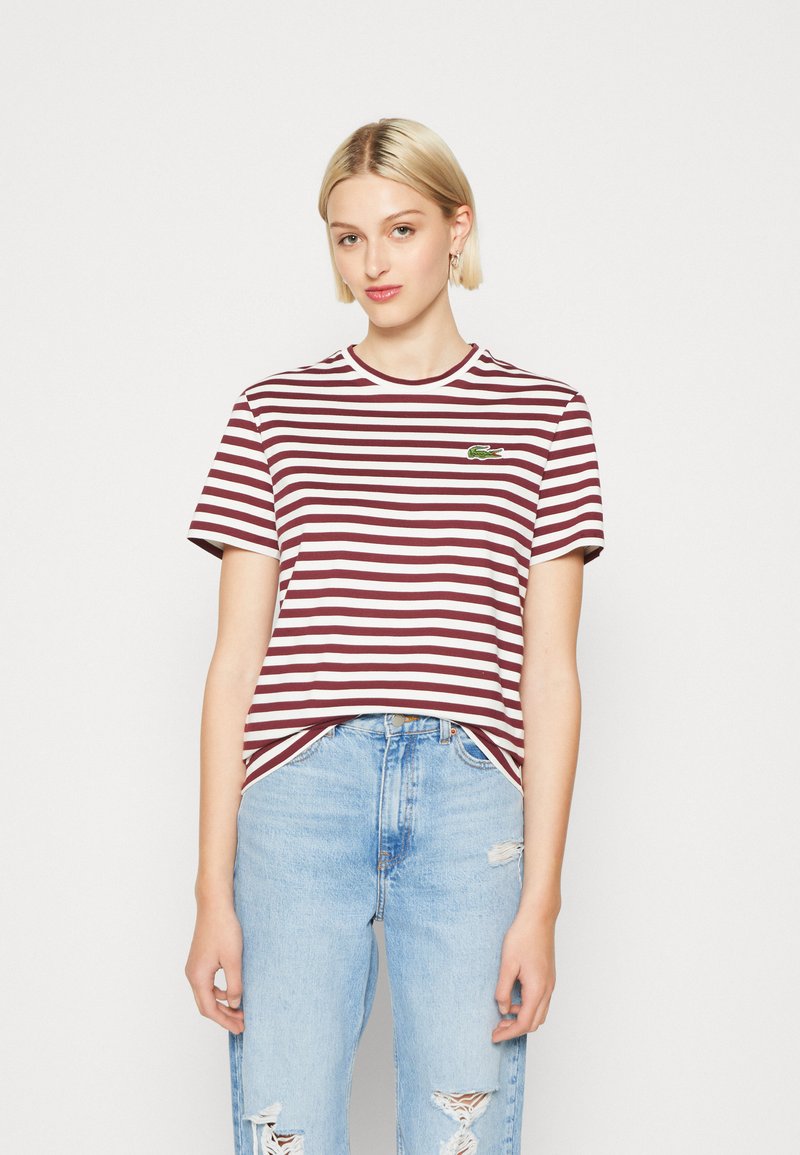 Lacoste Apdrukāts T-krekls - zin/flour