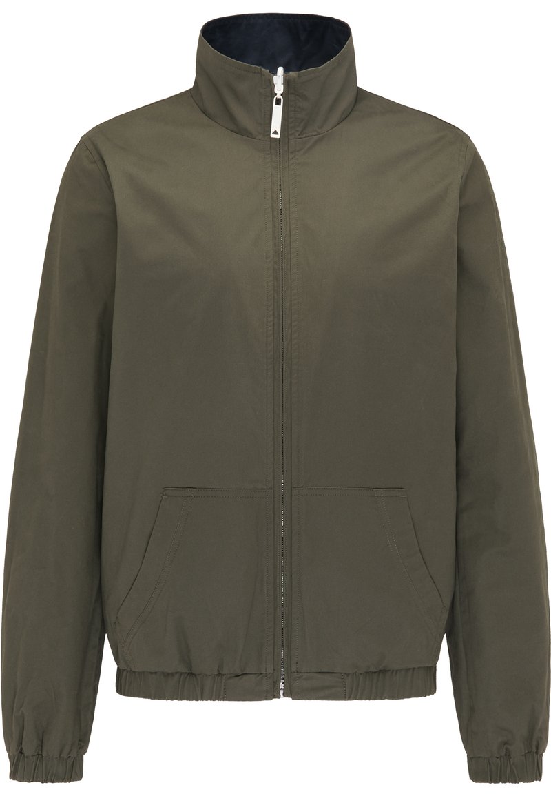 dreimaster Bomberjacks olijfgroen gemêleerd