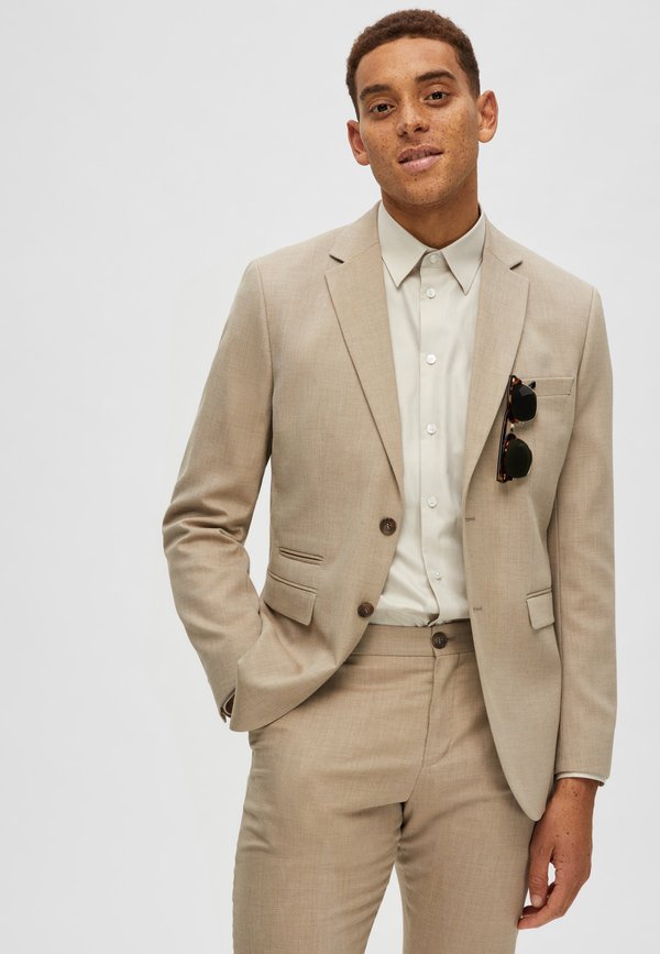 SLHSLIM-NEIL NOOS - Blazer jacket - sand2