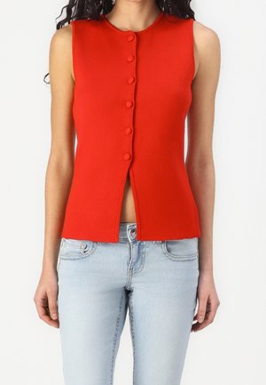 Cardigan - red
