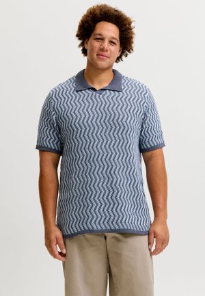 Jack & Jones Knitted Plus Size Knitted - Poloshirt - odyssey gray