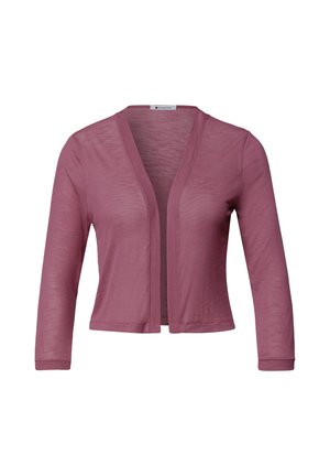 Street One, 3/4-ARM JACKE IN OFFENER PASSFORM - Strickjacke - dark clouded blush