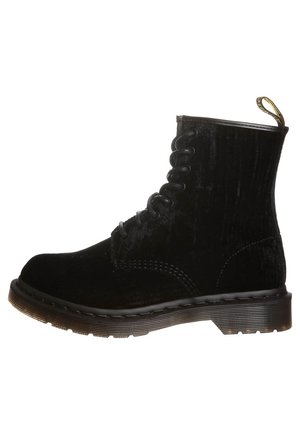Šněrovací kotníkové boty - black