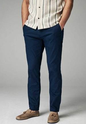 Next SLIM FIT LIGHTWEIGHT STRETCH - Chino stiliaus kelnės - navy blue