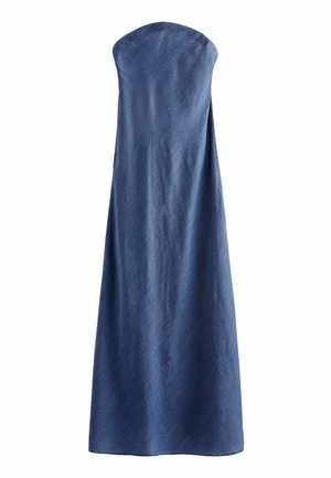 ROCHELLE HUMES BANDEAU - REGULAR FIT - Maxi šaty - denim
