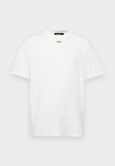 Ksubi STITCH UP TEE VINTAGE - Jednoduché tričko - white