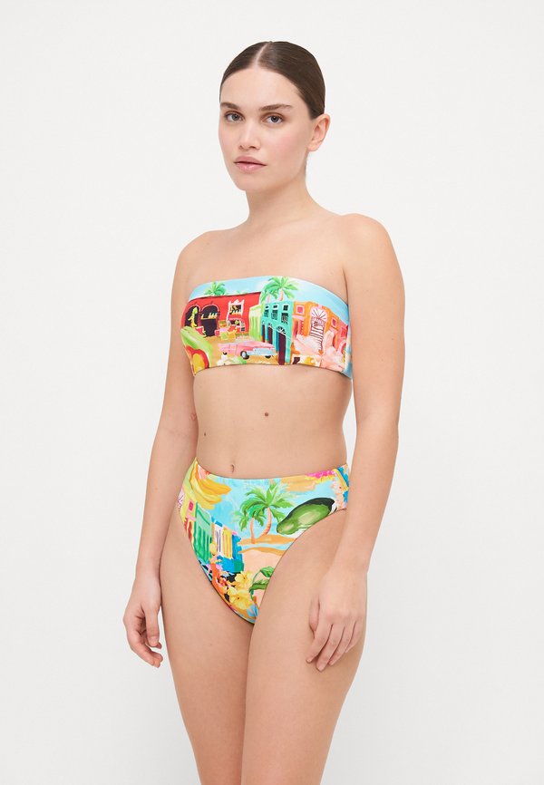 CUBA HIGH RISE - Bikini bottoms - turquoise2