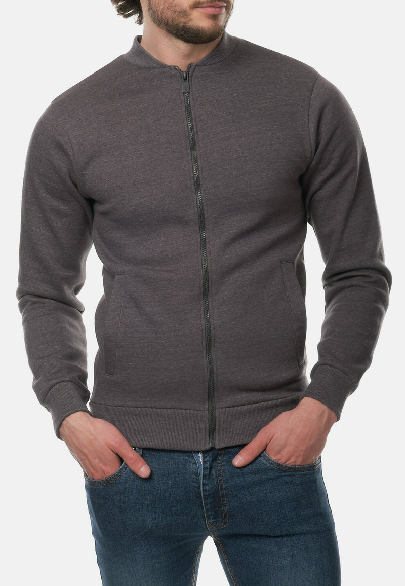 Sweat à Fermeture éclair Gris à Motifs - Marque John Varvatos - Taille XL - Occasion Très Bon état