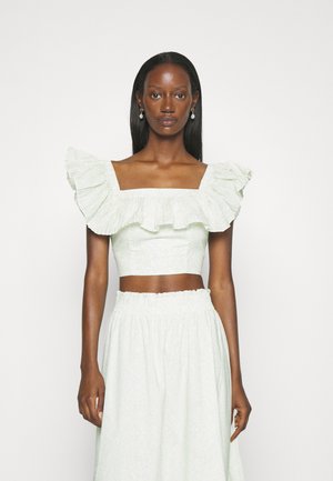 Malina EDIE FRILL  - Top - floral mist mint