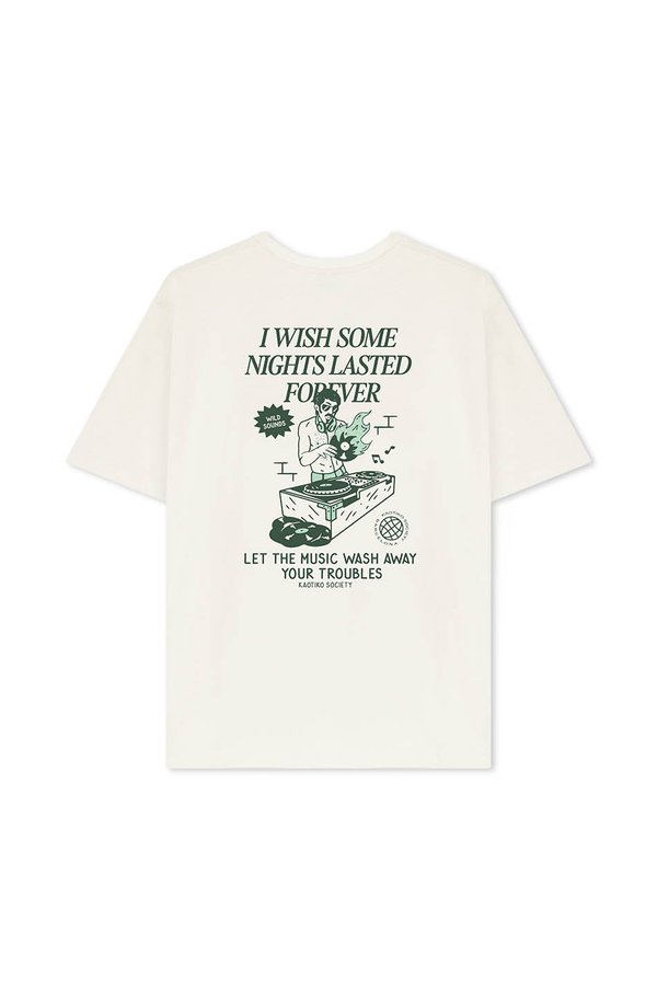 DJ MUSIC UNISEX - Print T-shirt - ivory3