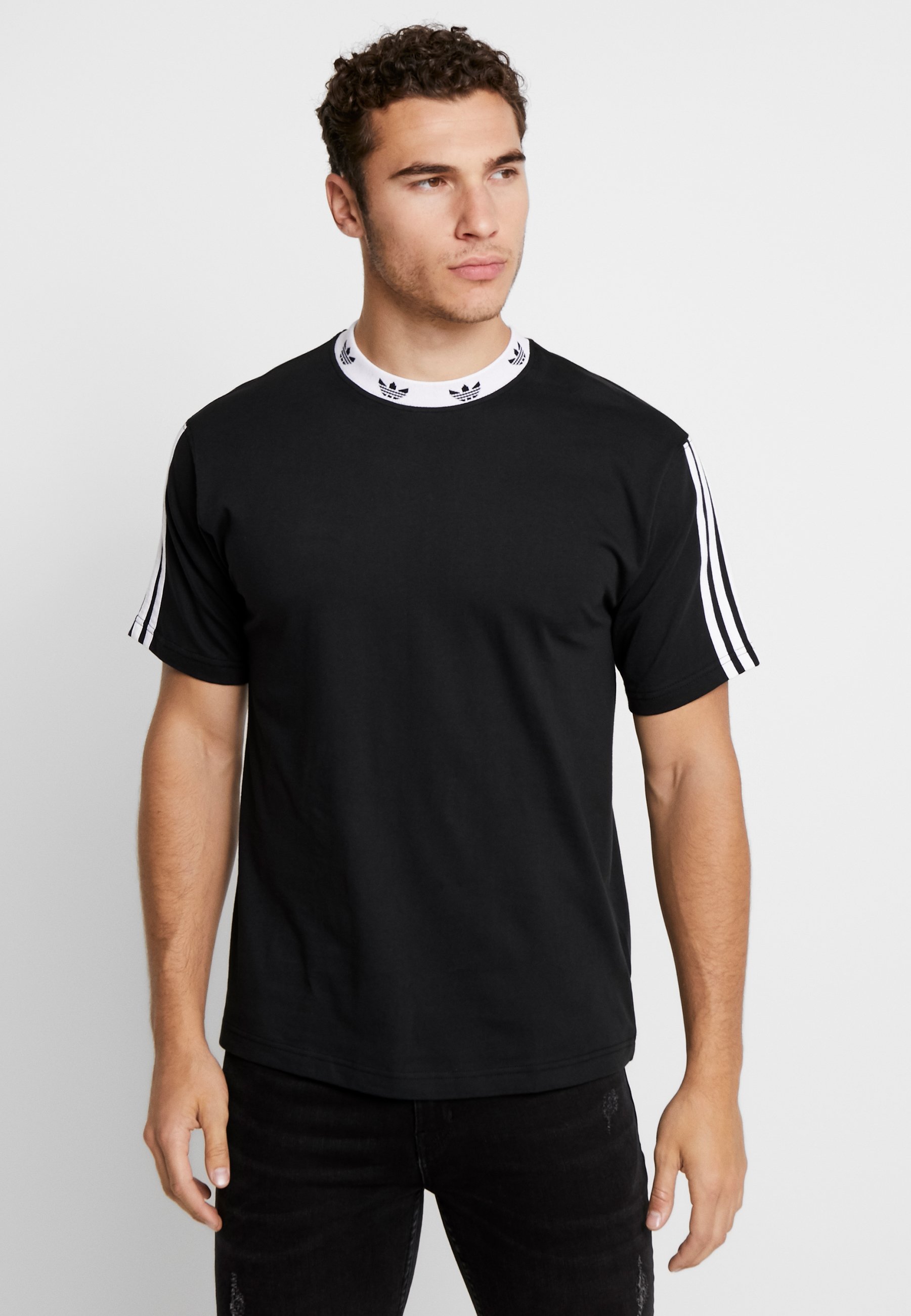 adidas trefoil rib tee
