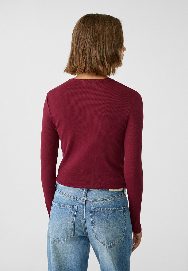 T-shirts Manches Longues Et Col Rond Faciles à Combiner - Noir