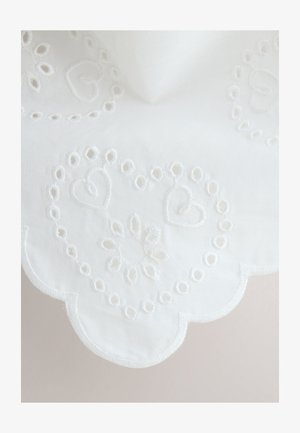 Next, Headscarf - white broderie