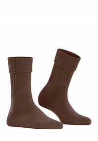 FALKE STRIGGINGS RIB - Socken - cinnamon