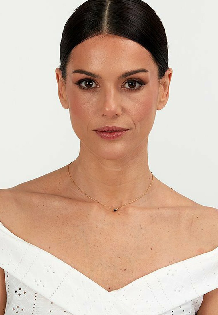 Live Diamond RUBIN - Halskæder - blau gelbgold