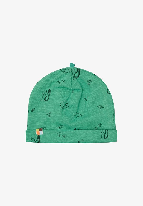 BEANIE AUS SLUB JERSEY MIT DRUCK – Mütze – plant