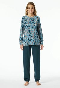Schiesser LANGER SET - Nachtwäsche Set - blue
