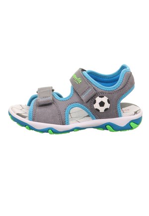 MIKE - Trekkingsandale - hellgrau türkis