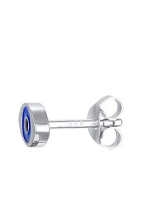 Elli SINGLE  EVIL EYE SYMBOL EMAILLE - Boucles d'oreilles - silberfarben