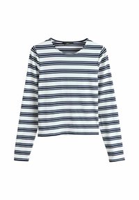 Unselected, navy/white stripe