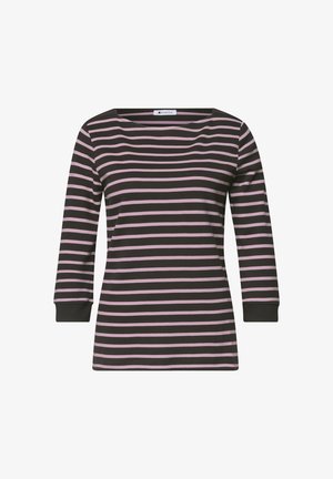 Street One, 3/4-ARM SHIRT MIT BOAT NECK UND STREIFEN - Langærmet T-shirt - vintage blush