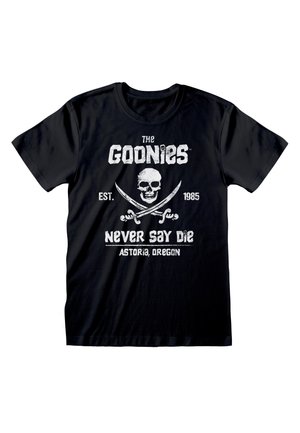 GOONIES NEVER SAY DIE - T-shirt imprimé - black