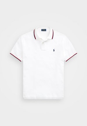 Polo Ralph Lauren CUSTOM SLIM FIT MESH POLO SHIRT - Polo shirt - white