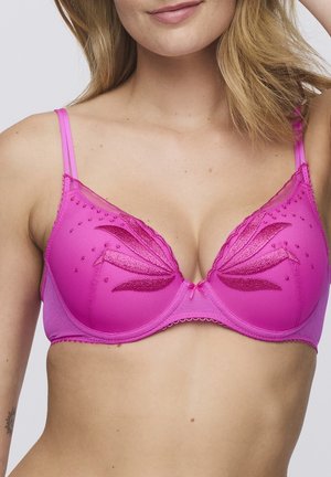 Underwired bra - cactus flower