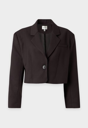 Gestuz, STACY PLEAT CORSAGE - Блуза - slate black melange
