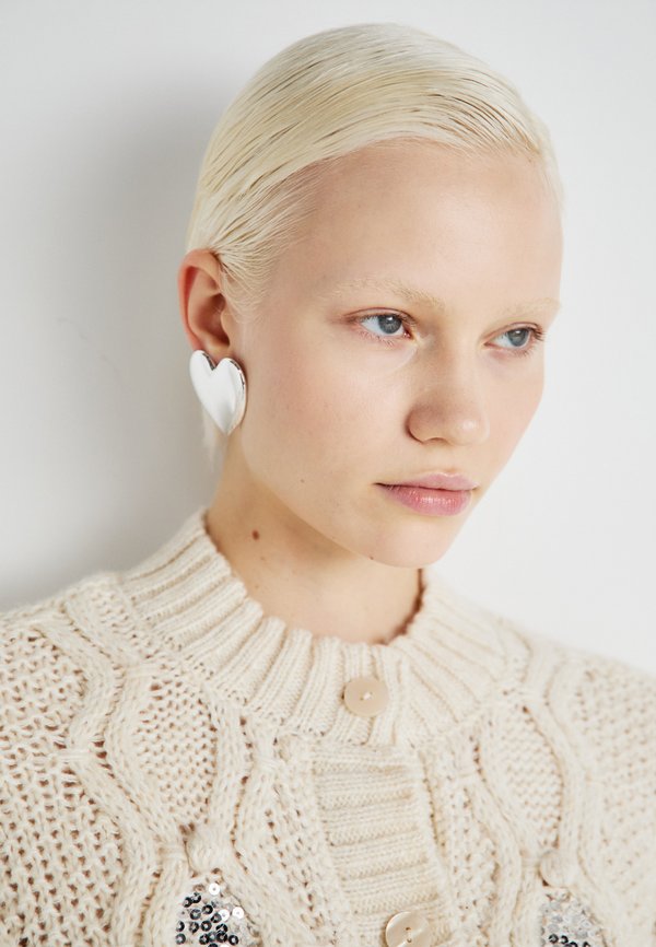 VICECILIA SEQUIN CARDGIAN - Cardigan - super light natural melange2