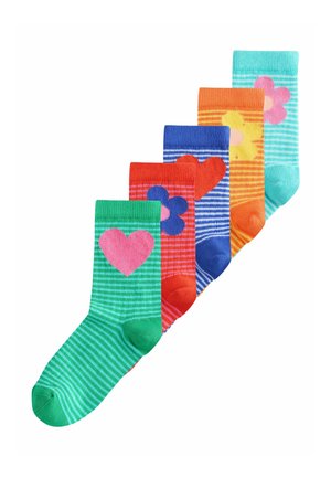 FLOWER HEART ANKLE 5 PACK - Sokken - multi