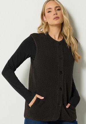Long Tall Sally, TALL JACKETS - Waistcoat - chocolate