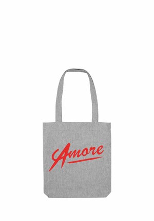 AMORE PRINT - Shopping Bag - mottled grey