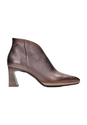 Ankle boots - metallic grey
