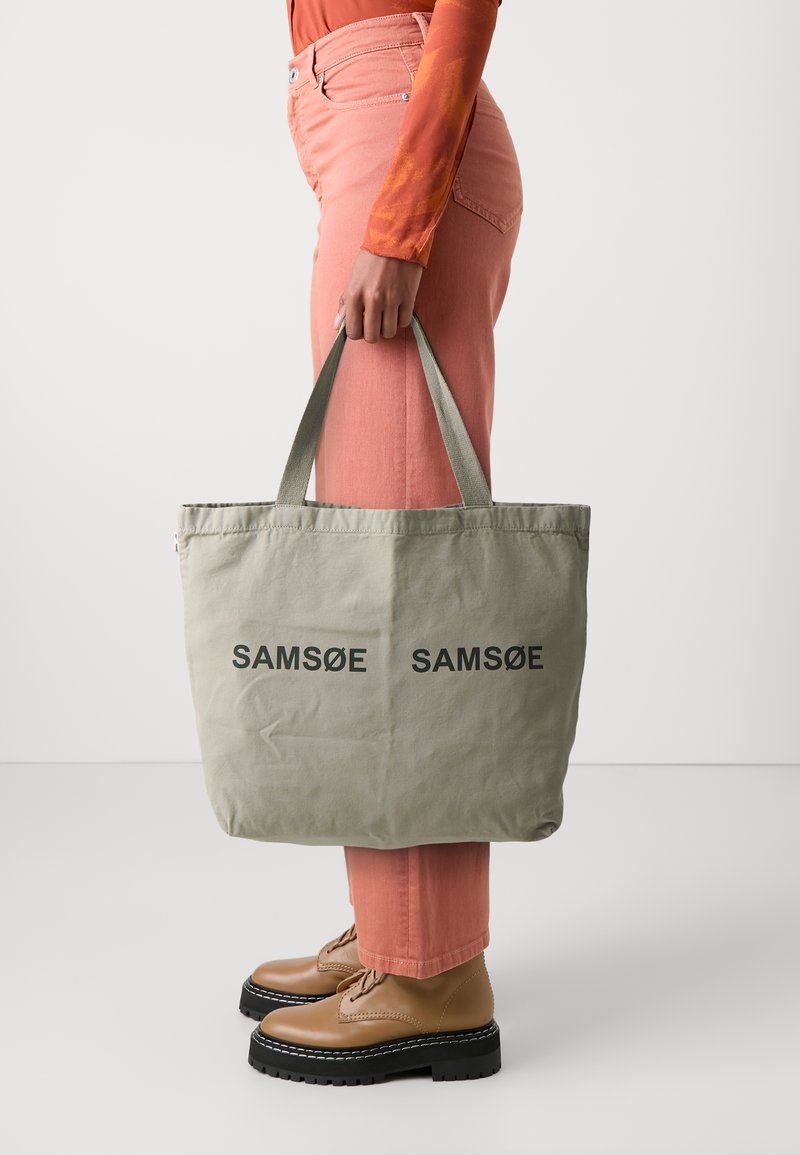 Samsøe Samsøe FRINKA  - Tote bag - abbey stone