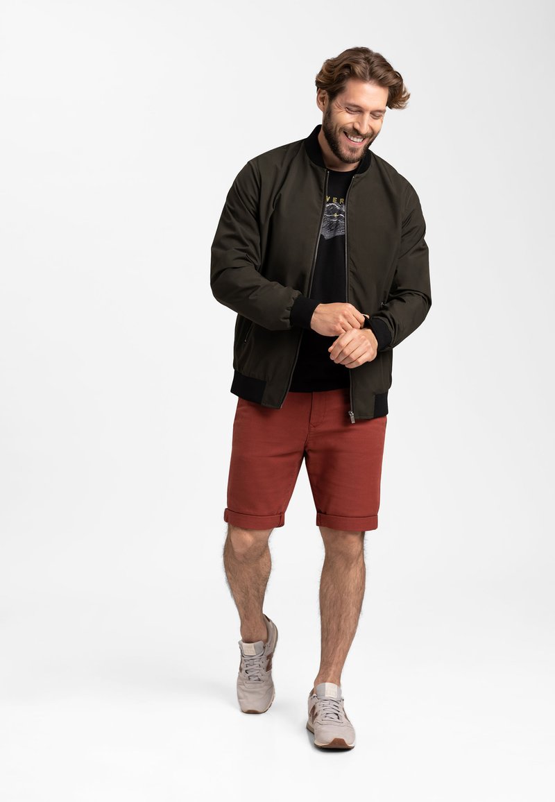 Herren Leichte Jacken | Volcano J TEAM Bomberjacke khaki - CE29515 Herren Leichte Jacken | Volcano J TEAM Bomberjacke khaki - CE29515