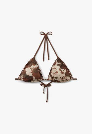 Calzedonia, RODEO DOLL TRIANGLE - Bikini top - brown