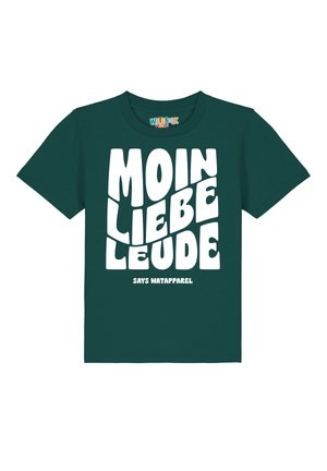 Print T-shirt - glazed green